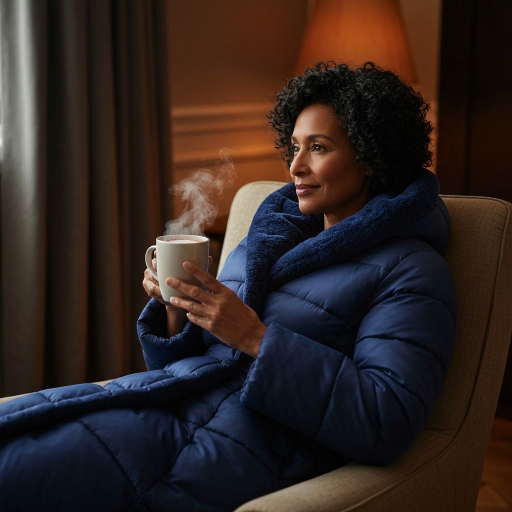 프리미엄 구스다운 가운